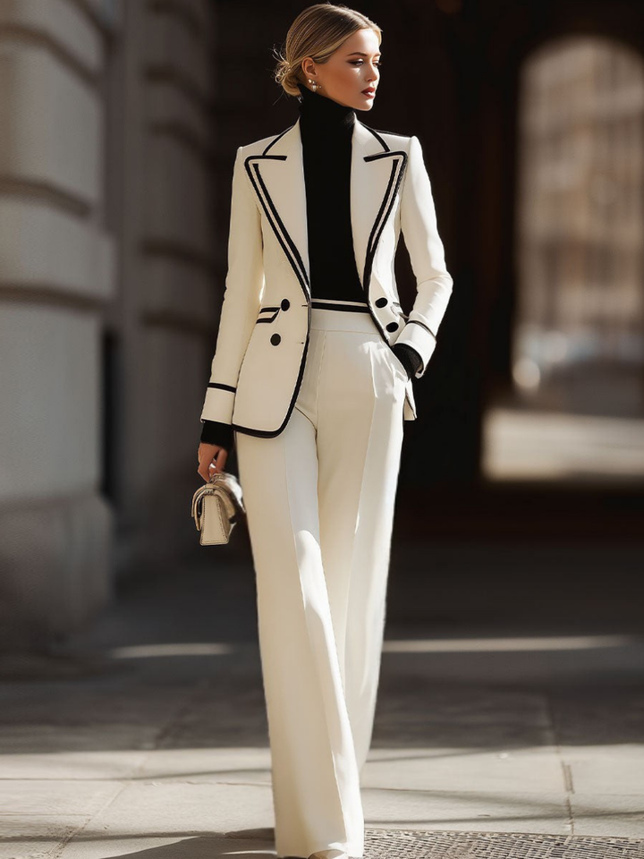 Hildegarda – ensemble de costume à double boutonnage