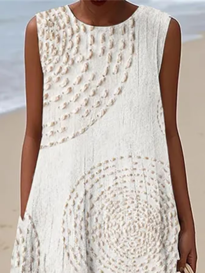 Oplena – Robe Décontractée Sans Manches