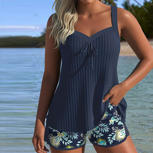 Bloom | Tankini Gestreept met Tweedelig Strandbroekje