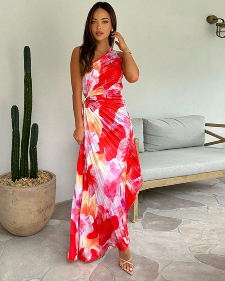 Adeline™ | Robe de Soirée Tropicale Vibrante