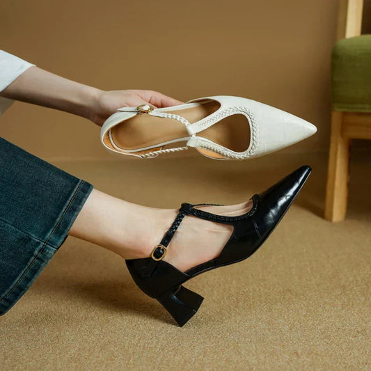 Josephine | Klassieke Leren Hakken