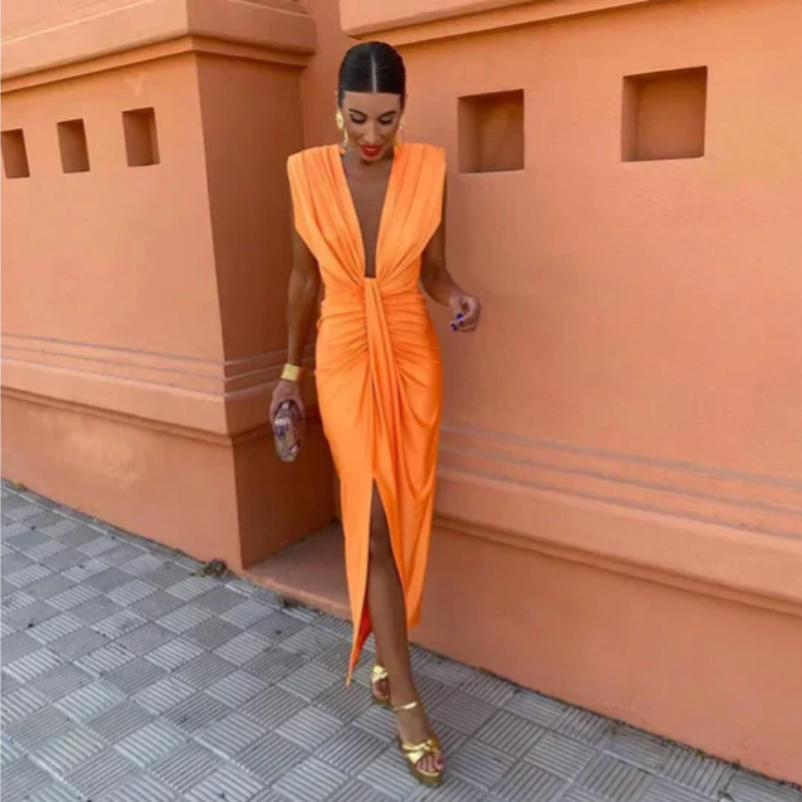 Sophia™ | Robe Plissée Élégante